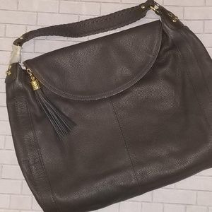 Rachel Onn Elrich Grey Hobo Handbag